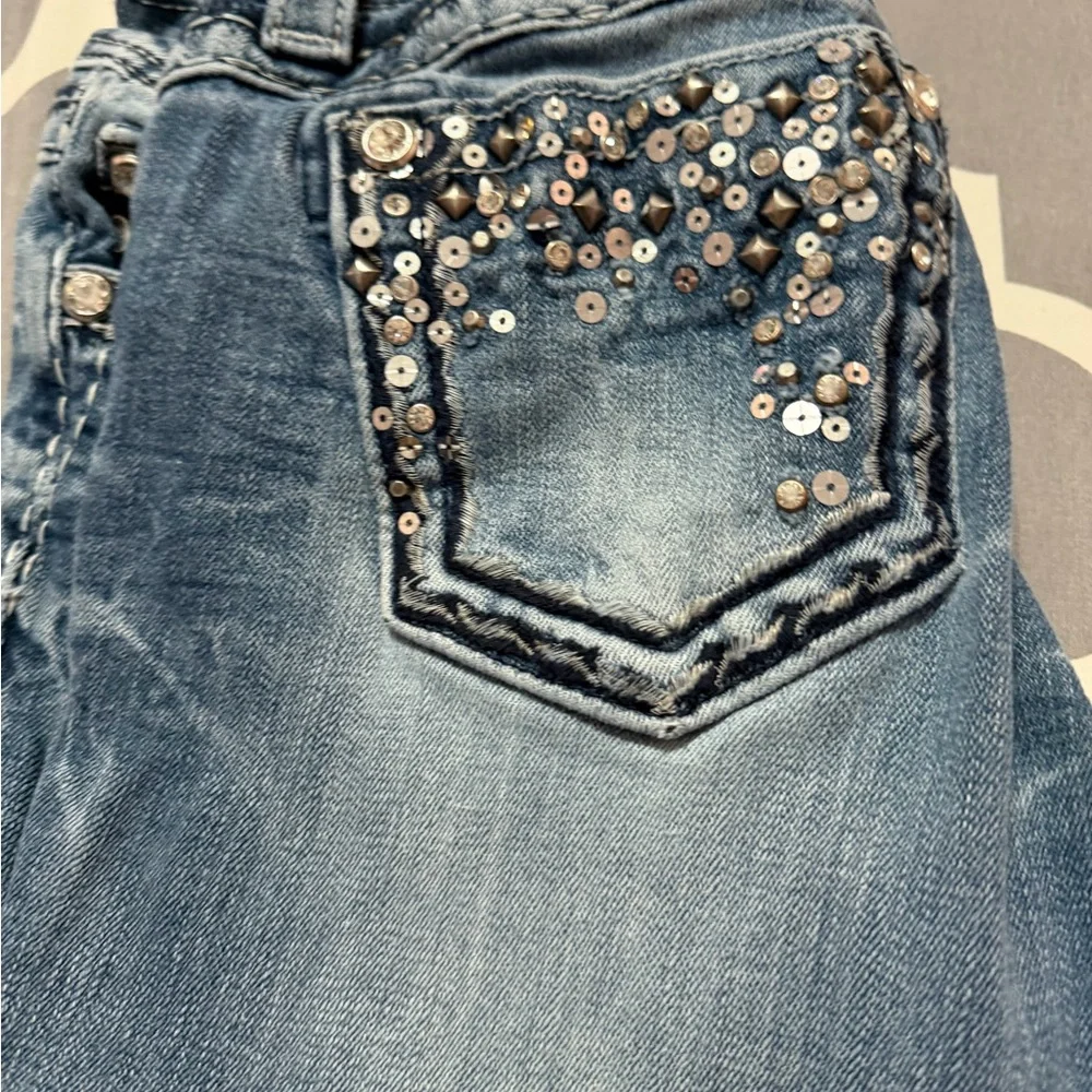 Embellished Blue Jeans - Picture 2 of 8